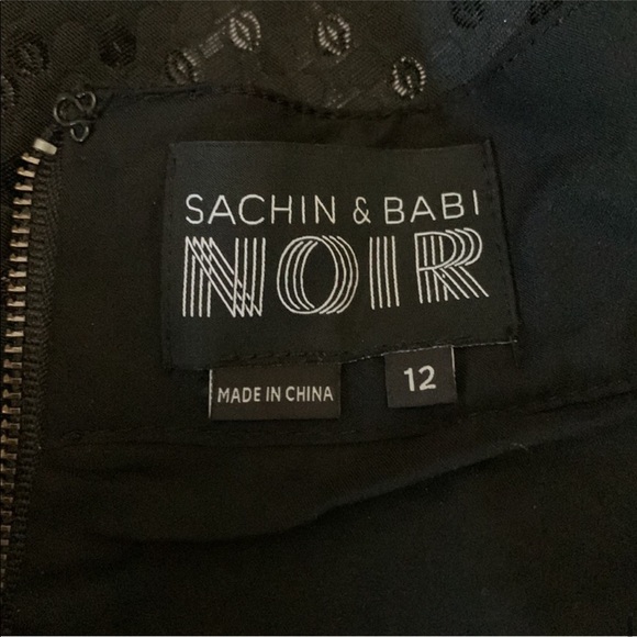 NWOT Sachin + Babi Dot Jacquard Illusion Hem Ball Skirt - Picture 11 of 12